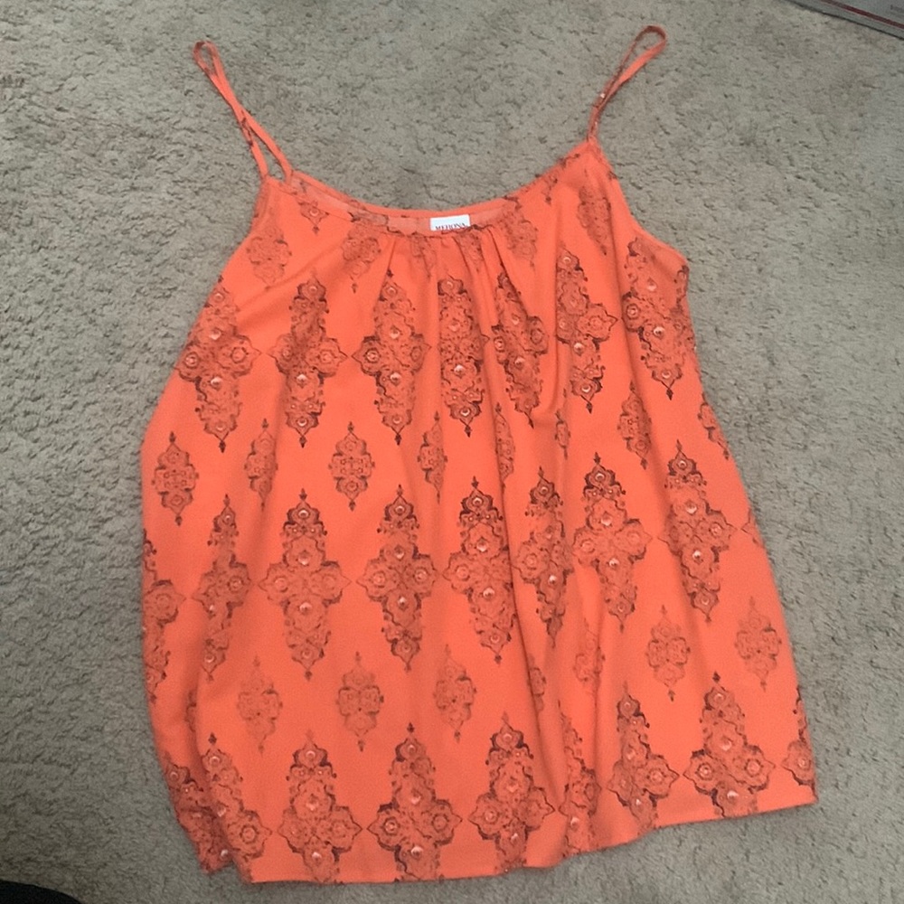 Merona Spaghetti Strap Tank-Orange